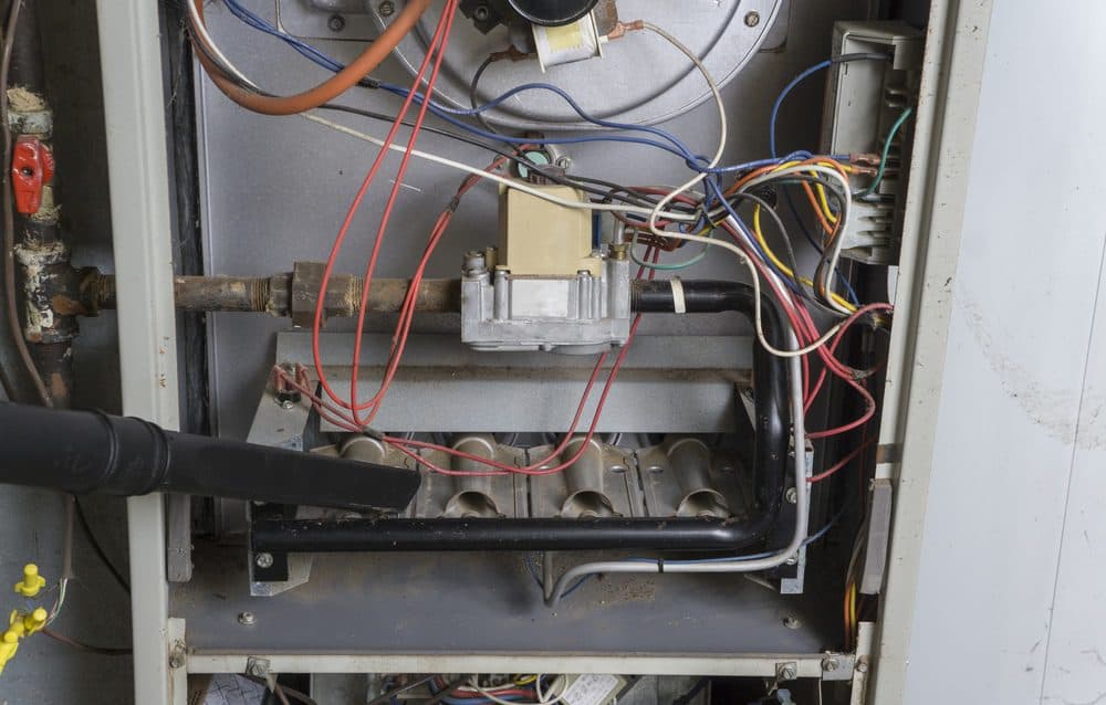 Inside of a HVAC system