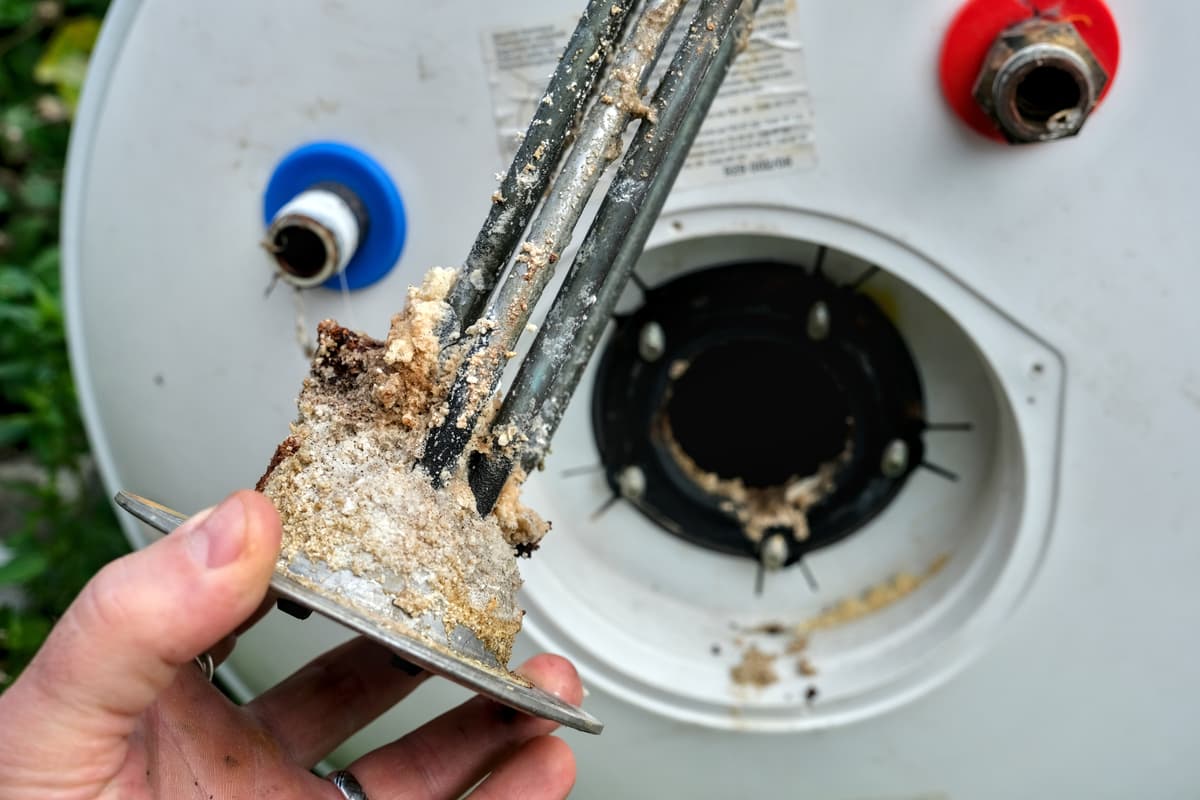 Corroded Water Heater Anode Rod
