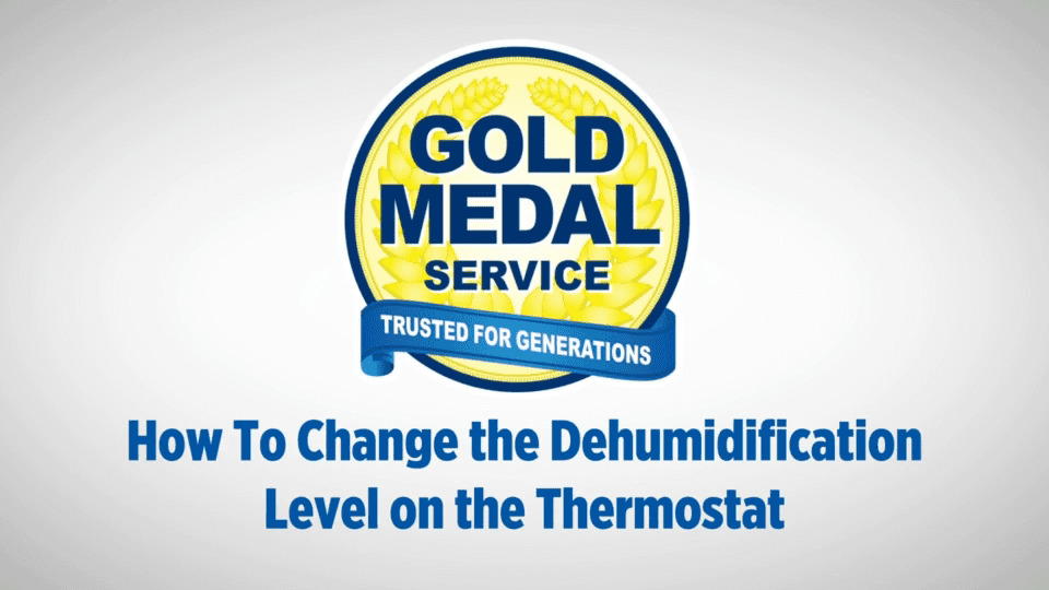 How To Change the Dehumidification Level on the Thermostat