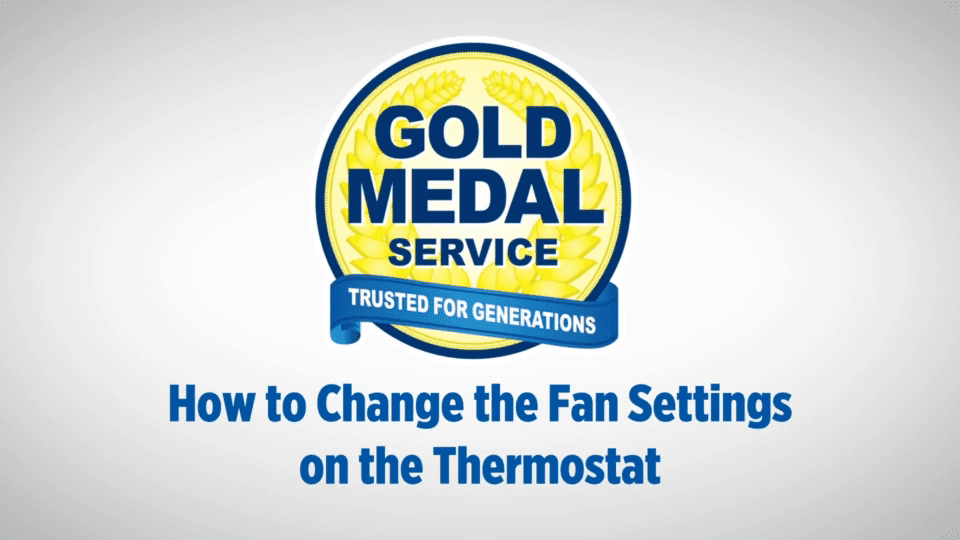 How to Change the Fan Settings on the Thermostat